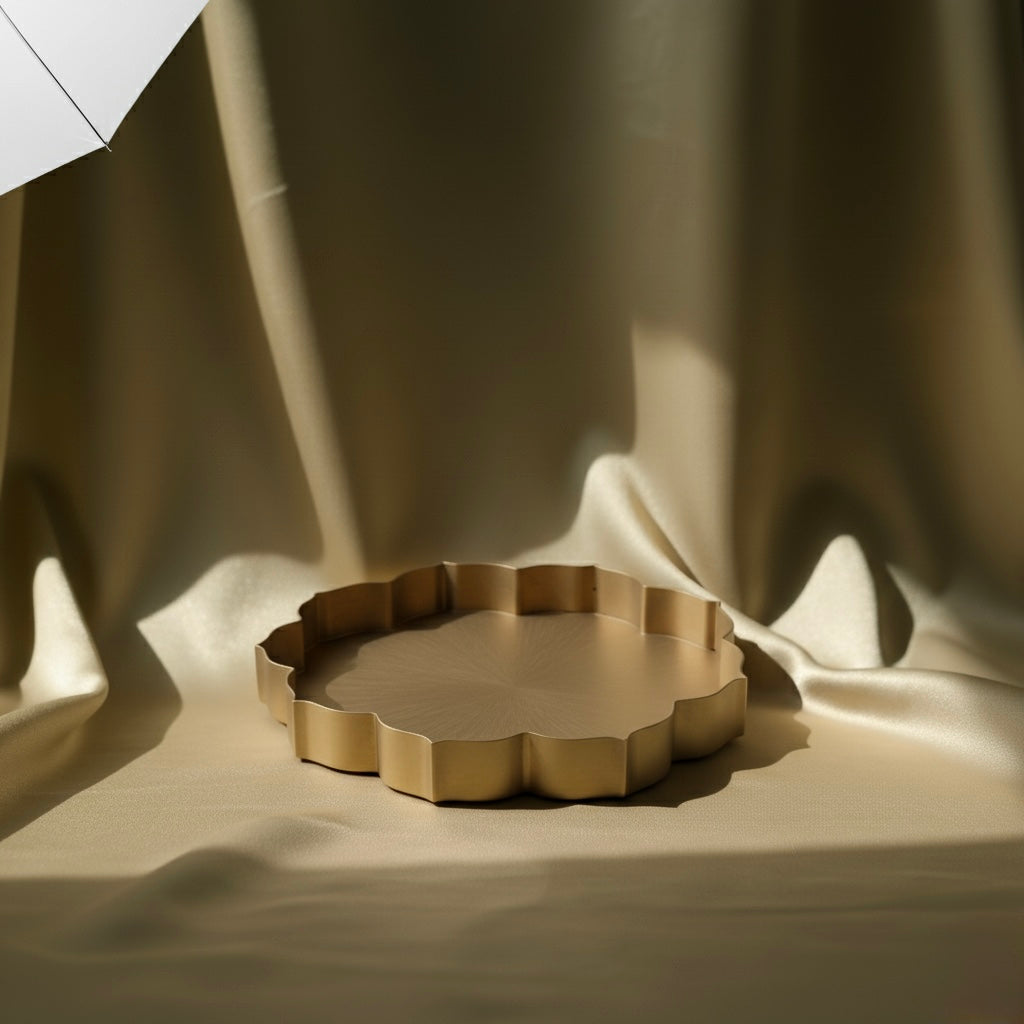Brass Flower Tray | Tohfa