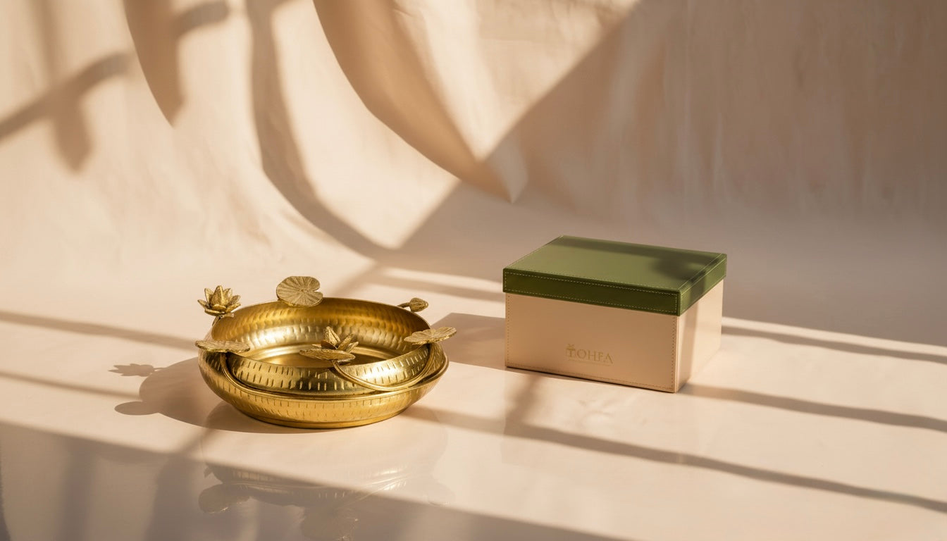 Handcrafted Lotus Bowl | Tohfa