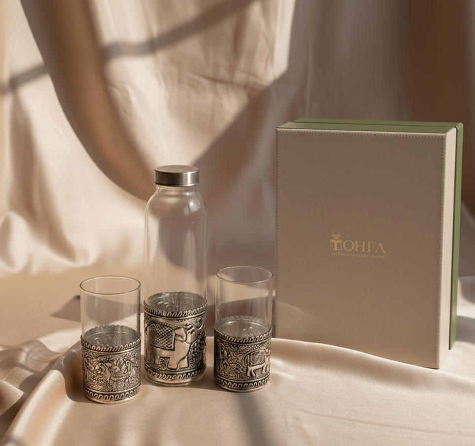 Elephant Glass Bottle Set